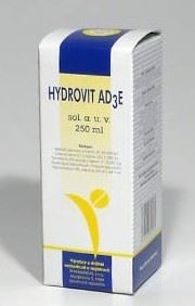 Vyřazeno Hydrovit AD3E sol 250ml