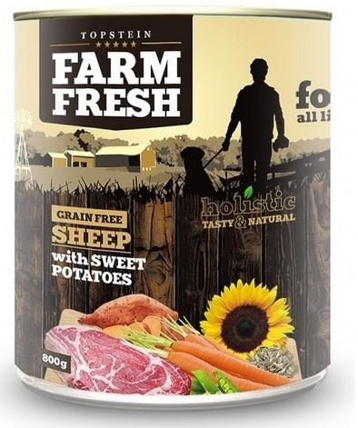 Nepoužívat Topstein Farm Fresh Sheep with Sweet Potatoes 800g