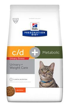 Hill's Fel. PD C/D dry Urinary Stress+Metabolic 4kg