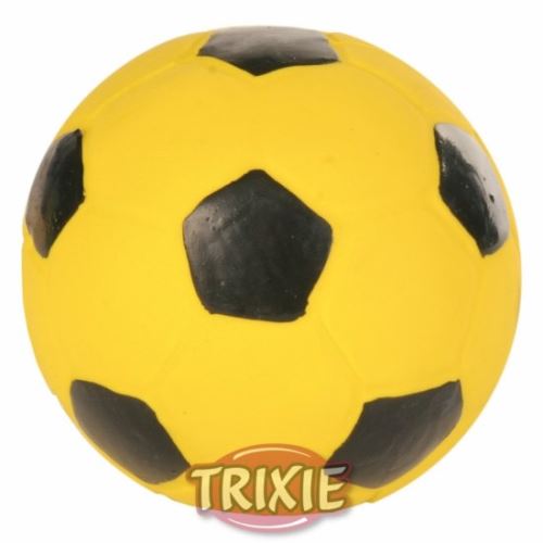 Latexový fotbalový míč - žlutý 11 cm TRIXIE