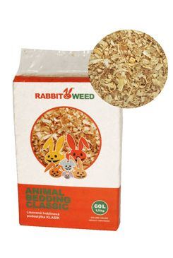 Hobliny podestýlka lis. KLASIK RabWeed 60 l /1,5 kg