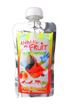 ANIMAL FRUIT kaps.Jablko + Meruňka papoušci 120g Syrio