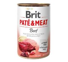Brit Dog konzerva Paté & Meat (1)