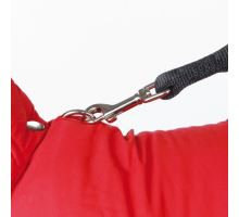 Červená vesta PALERMO s odepínací kapucí TRIXIE S 40 cm