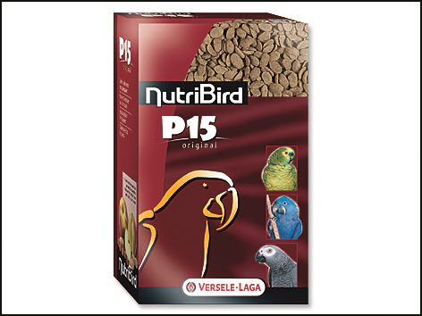 Krmivo NutriBird P15 Tropical pro velké papoušky 1kg