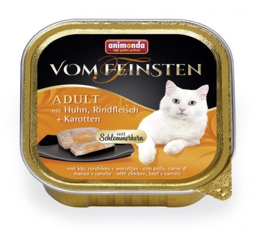 V.Feinsten CORE kuřecí, hovězí maso + mrkev pro kočky 100g