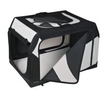 Transportní nylonový box Vario černo-šedý S 61x43x46 cm černo-šedý