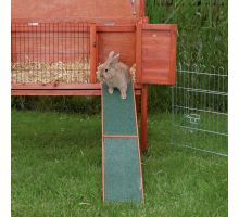 Dřevěná rampa k rampám, domečkům a králíkárnám 20 x 50 cm