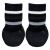 Protiskluzové ponožky černé L-XL, 2 ks pro psy bavlna/lycra