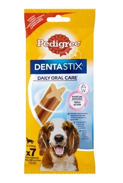 Pedigree Pochoutka Denta Stix Medium 5+2ks 180g