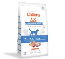 Calibra Dog Life Adult Medium Breed Chicken 2 balení 12kg