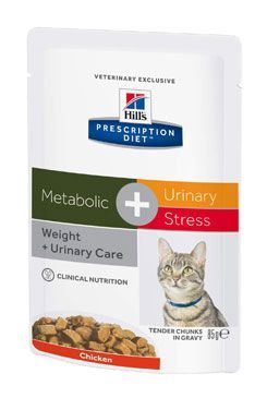 Hill's Feline kapsa Adult Metabolic+Urin. stres 12x85g