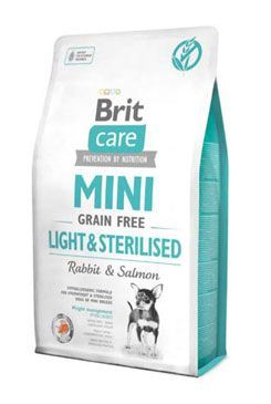 Brit Care Dog Mini Grain Free Light & Sterilised 2 balení 7kg