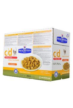 Hill's Feline C/D kapsa Urinary Stress Chicken 12x85g