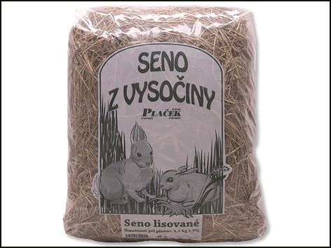 Seno krmné lisované