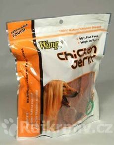 Wanpy Dog pochoutka Jerky Chicken 100g