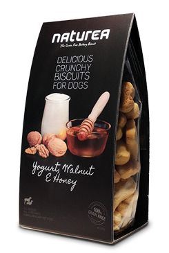 Naturea GF sušenky - jogurt, vlašské ořechy, med 230g