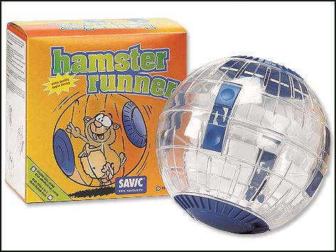 Koule Hamster plastová 18 cm 1ks