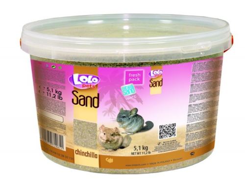 LOLO písek pro činčily v kyblíku 3L 5,1 kg