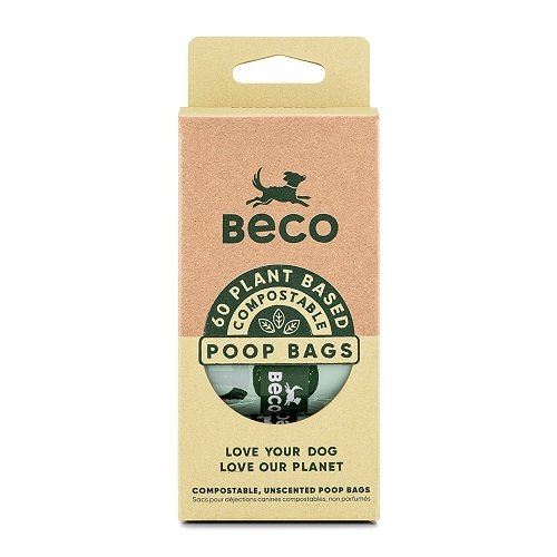 Sáčky na exkrementy Beco, 60 ks, kompostovatelné, ekologické