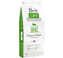 Brit Care Dog Grain-free Adult LB Salmon &amp; Potato 2 balení 12kg