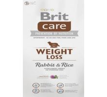 Brit Care Dog Weight Loss Rabbit & Rice 2 balení 12kg