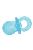Hračka pes dudlík TRP PACIFIER 7cm tyrkysová Zolux