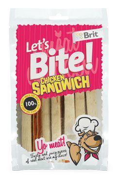 Brit pochoutka Let's Bite Chicken Sandwich 80g