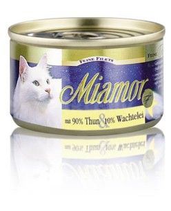 Miamor Cat Filet konzerva tuňák+křepelčí vejce 100g