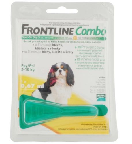 Frontline Combo Spot on Dog S 1x1 pipeta 0.67ml