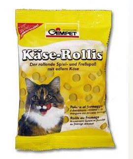 Vyřazeno Gimpet kočka Kuličky sýrové Kase-Rollis  50g 100ks
