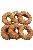 Pochoutka Donut s kuřecím masem 10cm 6ks