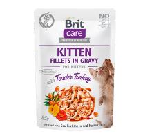 Brit Care Cat Fillets Gravy Kitten Tender Turkey 85g