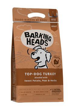 BARKING HEADS Top Dog Turkey 2 balení 12kg