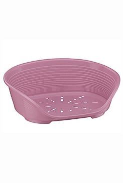 Pelech plast SIESTA DLX 2 růžový 49x36x17,5cm 1ks