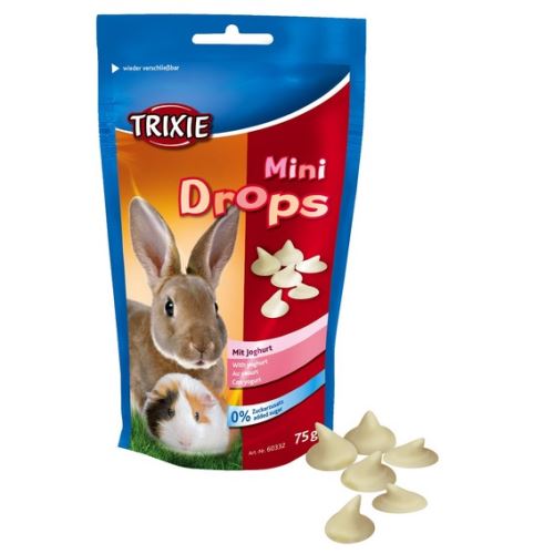 MINI dropsy jogurtové pro morčata, králíky 75 g