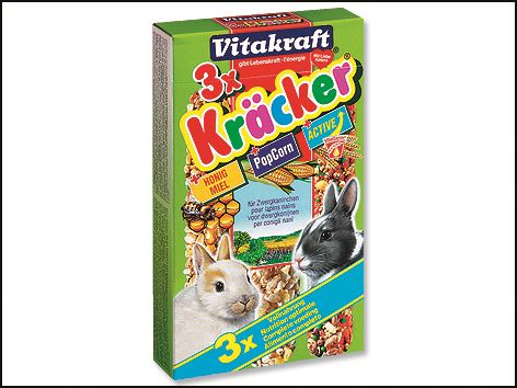 Kracker Rabbit Honey + Popcorn + Active 3ks