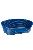 Pelech plast SIESTA DLX 10 modrý 93,5x68x28cm FP 1ks