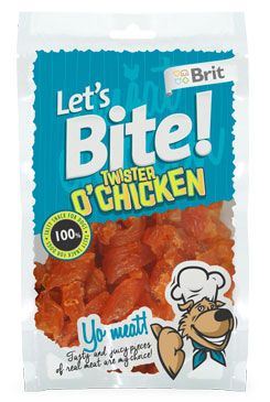Brit pochoutka Let's Bite Twister o'Chicken 80g