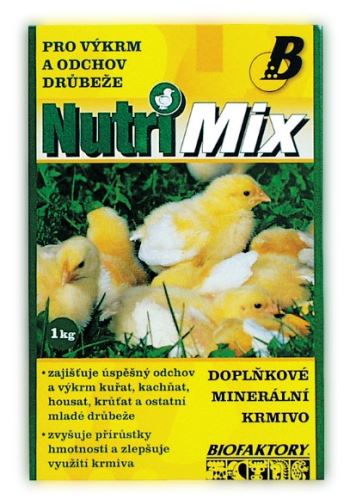 Nutri Mix pro drůbež výkrm a odchov plv