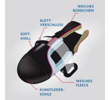 Komfortní ochranné nylonové botičky L, 2 ks (border kolie)