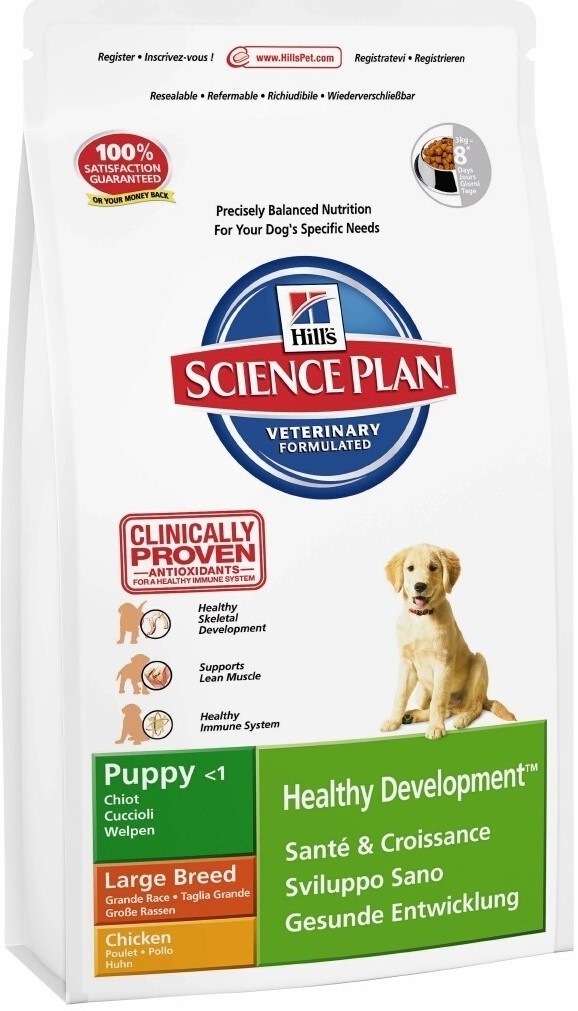 Hill's Canine Dry Puppy Growth Large Breed 2,5kg - Rajkrmiv.cz