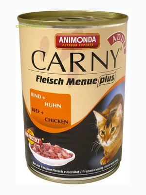 Animonda konzerva CARNY Adult - hovězí, kuřecí 200g