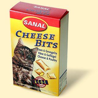 SANAL Cheesebits se sýrem a kuřetem 75g