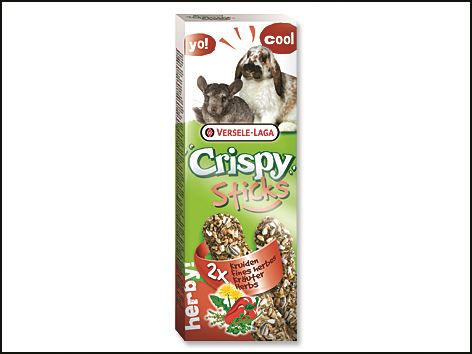 Tyčinky VERSELE-LAGA Crispy s bylinami pro králíky a činčily 110g