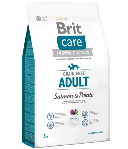 Brit Care Dog Grain-free Adult Salmon & Potato 3kg
