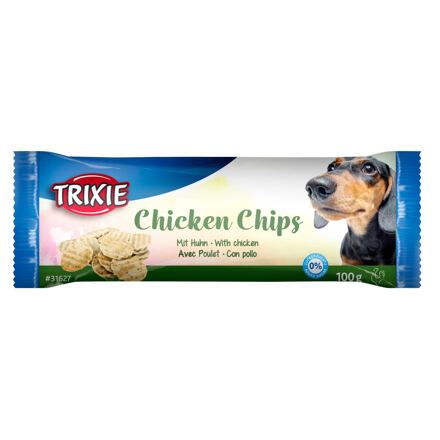 Snack Chips, lupínky pro psy s kuřecím, ? 4 cm, 100g