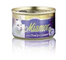 Miamor Cat Filet konzerva tuňák+kalamáry 100g