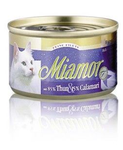 Miamor Cat Filet konzerva tuňák+kalamáry 100g