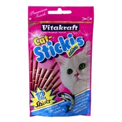 Vyřazeno Vitakraft Cat pochoutka Sticki's Slim losos a pstruh 25g